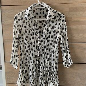 Vintage Dalmatian pattern Women's Top